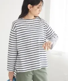 【即購入可】アメリカンホリック ボーダーカット プルオーバー M