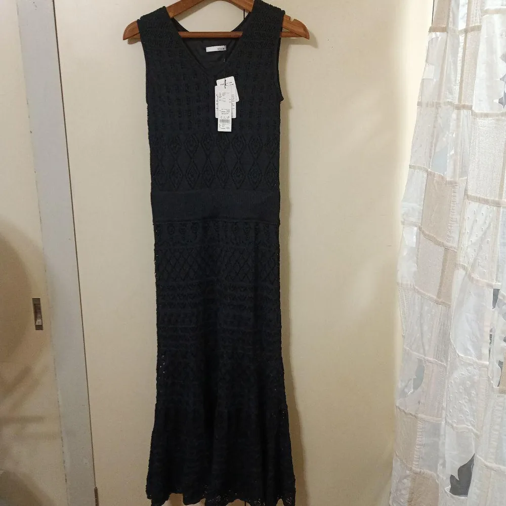 新品 RESEXXY クロシェ ニット マーメイド ワンピース ノースリーブ
