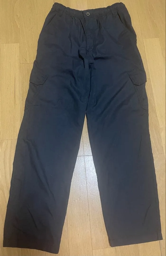 カーゴパンツ ブラック黒色 Mサイズ メンズ紳士