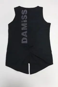 DAMISS ダミス ノースリーブ タンクトップ 黒