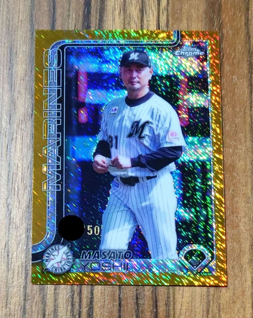 2025Topps 千葉ロッテマリーンズ 吉井理人 金箔パラレルカード