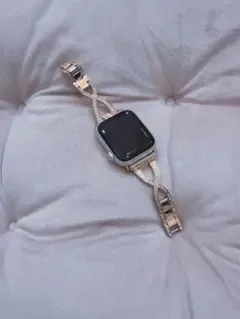 Apple Watch SE 本体 40mmローズゴールド調バンド