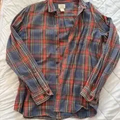 L.L.Bean ネルシャツ チェック柄 長袖シャツ