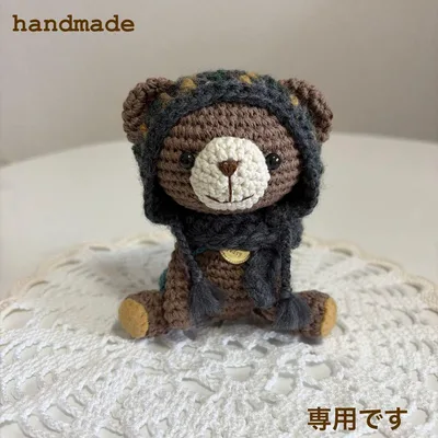 専用です あみぐるみ⭐︎冬支度くまくん(新size)