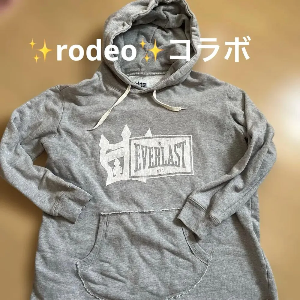 RODEO&EVERLAST パーカー グレー