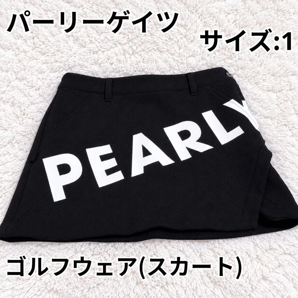 PEARLY GATES パーリーゲイツ ゴルフスカート ビックロゴ