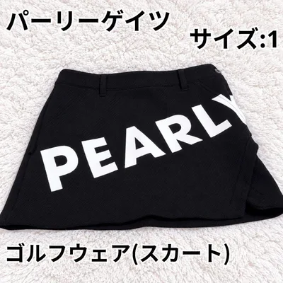 PEARLY GATES パーリーゲイツ ゴルフスカート ビックロゴ