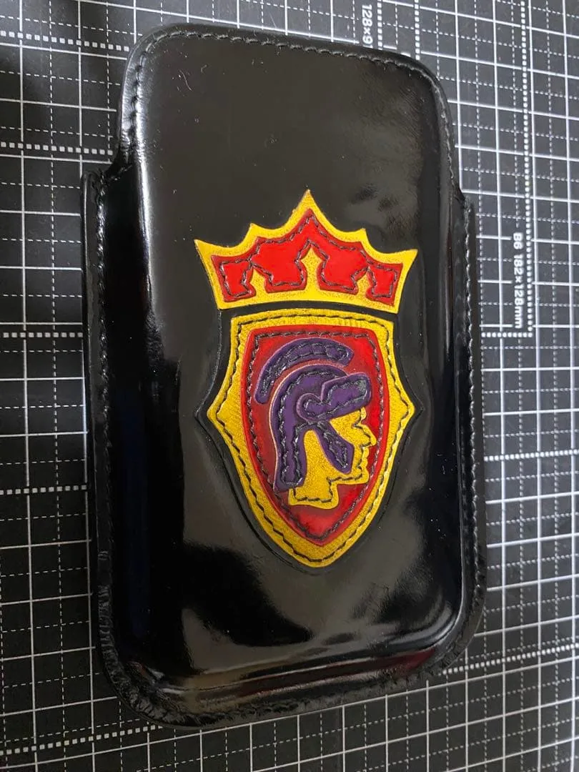 PRADA 携帯ケース ブラック レザー