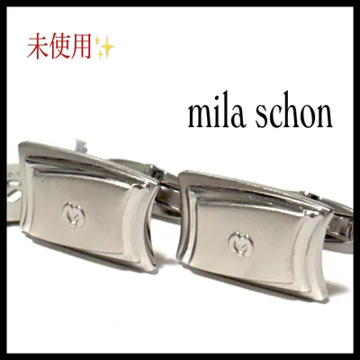 未使用・タグ付き✨ ミラショーン カフス カフリンクス シルバー