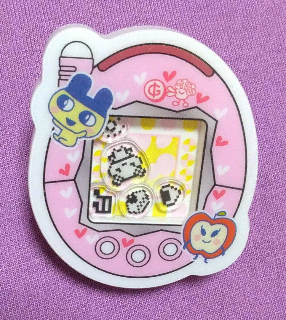 たまごっち シャカシャカアクリルクリップ ふらわっち ガチャ