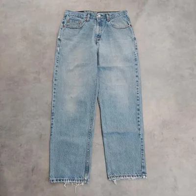 リーバイス550 Levis W34 ブルーデニム 青 古着 90s 21025