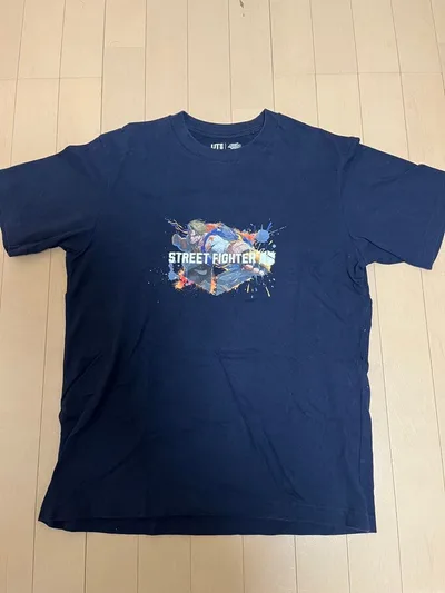 UNIQLO UT ストリートファイター コラボ Tシャツ ネイビー Mサイズ