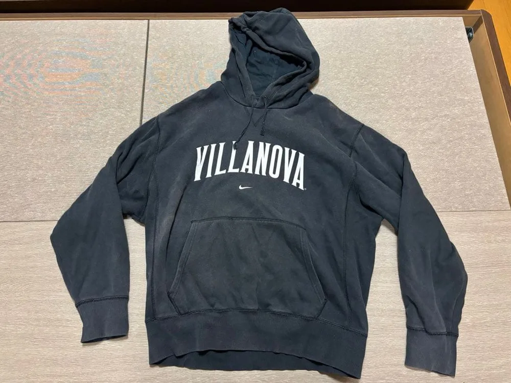 ナス紺フェード VILLANOVA パーカー XL