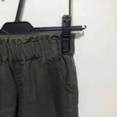 【綿100%!】カーキワイドパンツ
