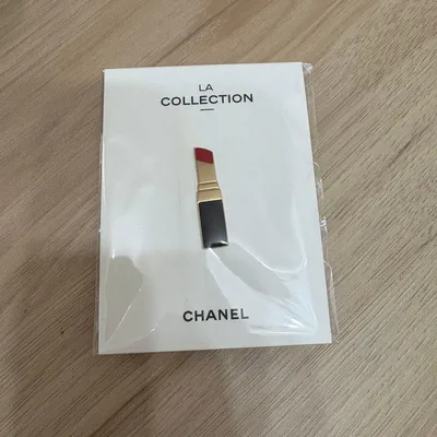 CHANEL シャネル ピンバッジ リップスティック
