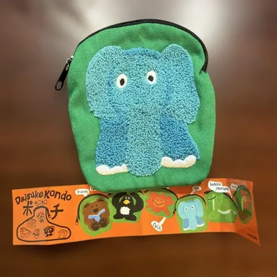 Daisuke Kondo もこもこポーチ ゾウ