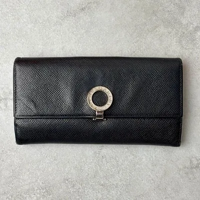 BVLGARI ブルガリ ビーゼロワン 長財布 レザー ブラック ユニセックス