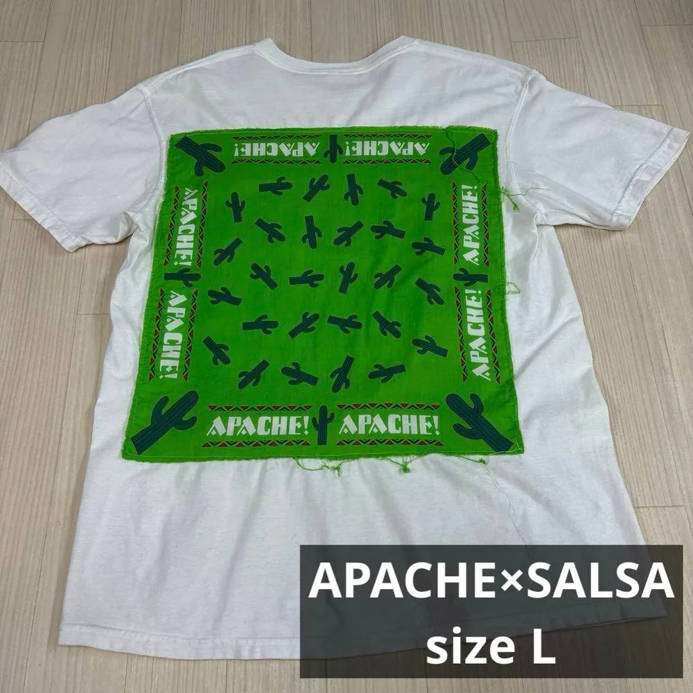 APACHE SALSA カクタス柄 Tシャツ L