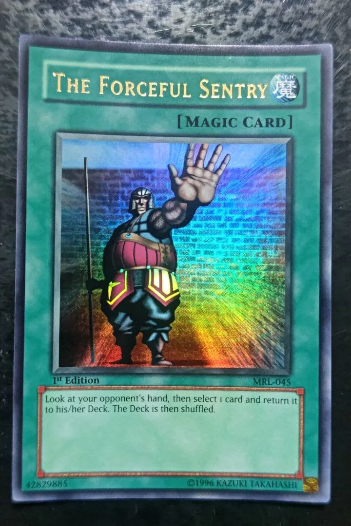遊戯王 強引な番兵 旧アジア版 ウルトラレア 美品