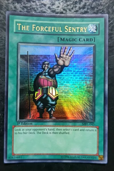 遊戯王 強引な番兵 旧アジア版 ウルトラレア 美品