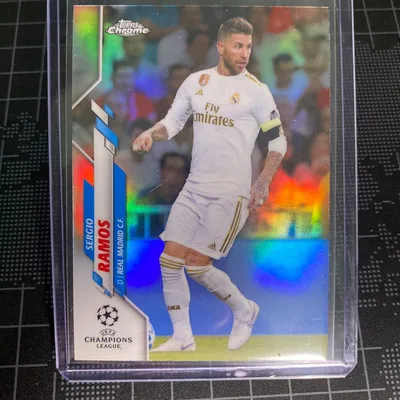 Sergio Ramos 2019 Topps Chrome Refractor
