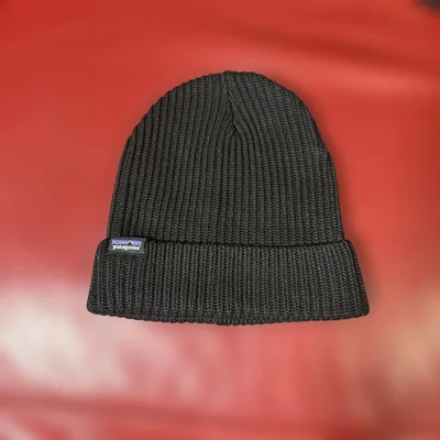 パタゴニア Patagonia ニット帽 ビーニー ブラック 黒 ロゴ
