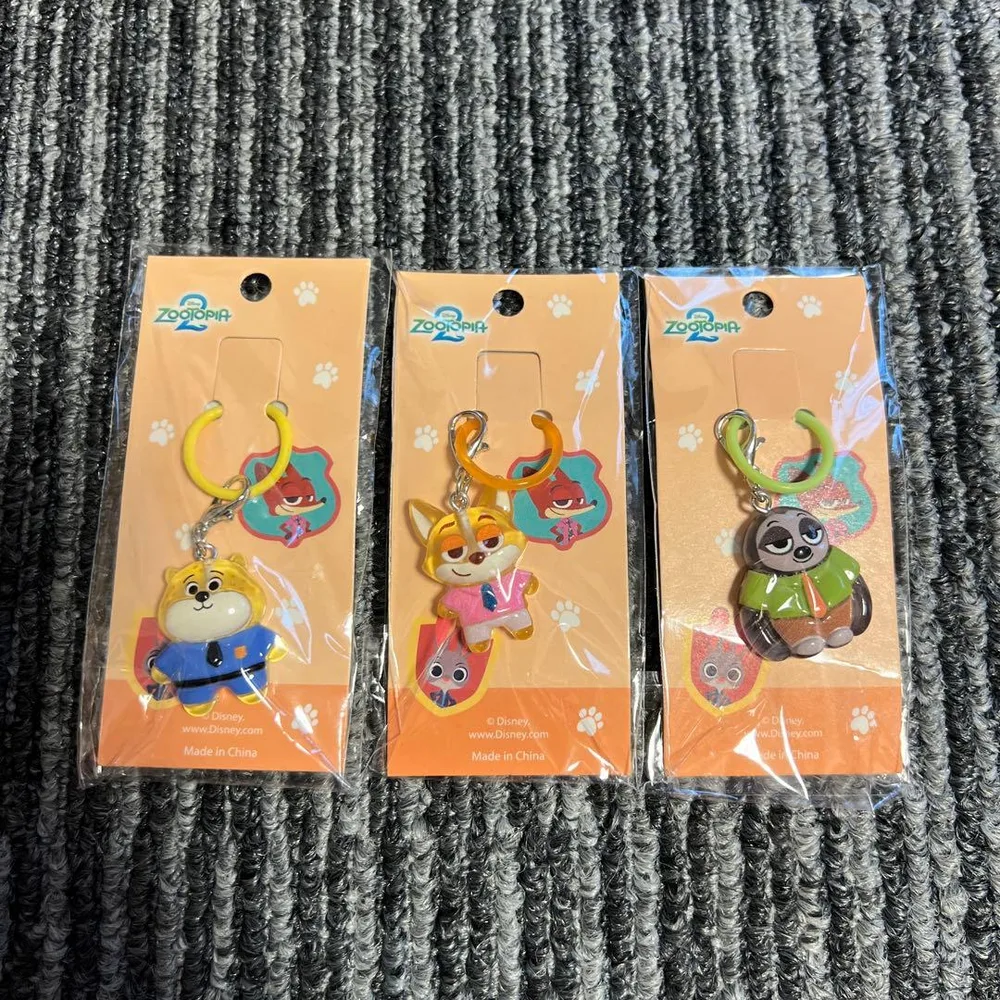 ディズニーミニチャーム めじるしアクセサリー ズートピア 3種セット