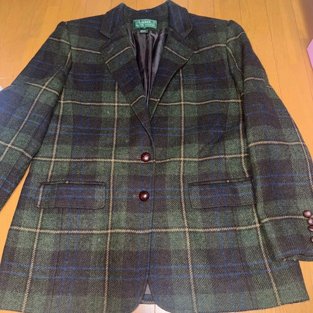 LAUREN RALPH LAUREN テーラードジャケット チェック柄