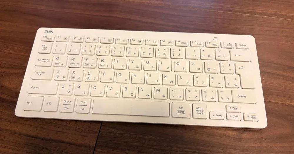 ELWIN EW-B009 Bluetoothワイヤレス キーボード ホワイト
