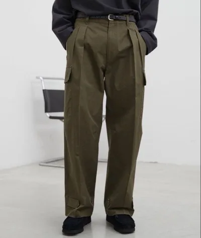 【極美品】SEMI WIDE STRAIGHT TUCK CARGO M