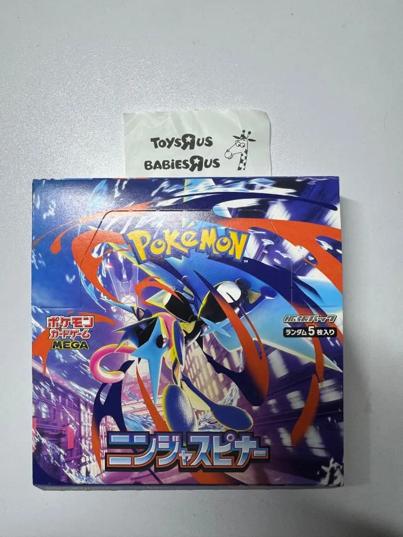 การ์ดเกมโปเกมอนแบบไม่หดตัว MEGA ภาคเสริม "Ninja Spinner"