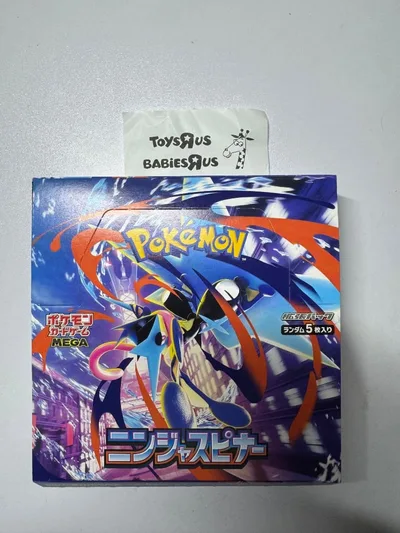 การ์ดเกมโปเกมอนแบบไม่หดตัว MEGA ภาคเสริม "Ninja Spinner"