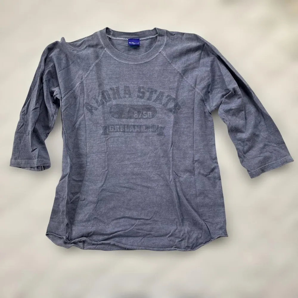 Gr8land ALOHA STATE プリント 七分袖 Tシャツ M