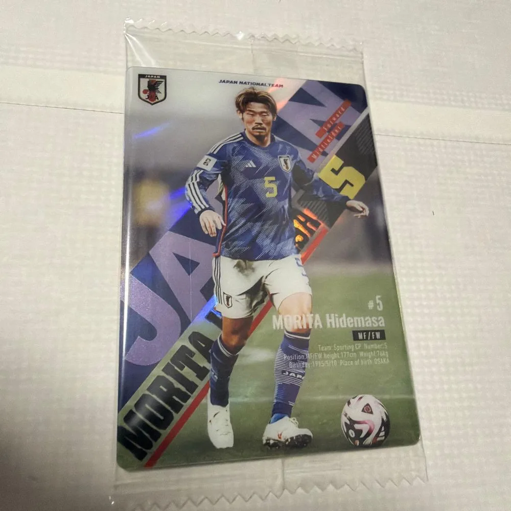 新品・未開封 サッカー日本代表カード 守田英正 ツインウエハース2025年