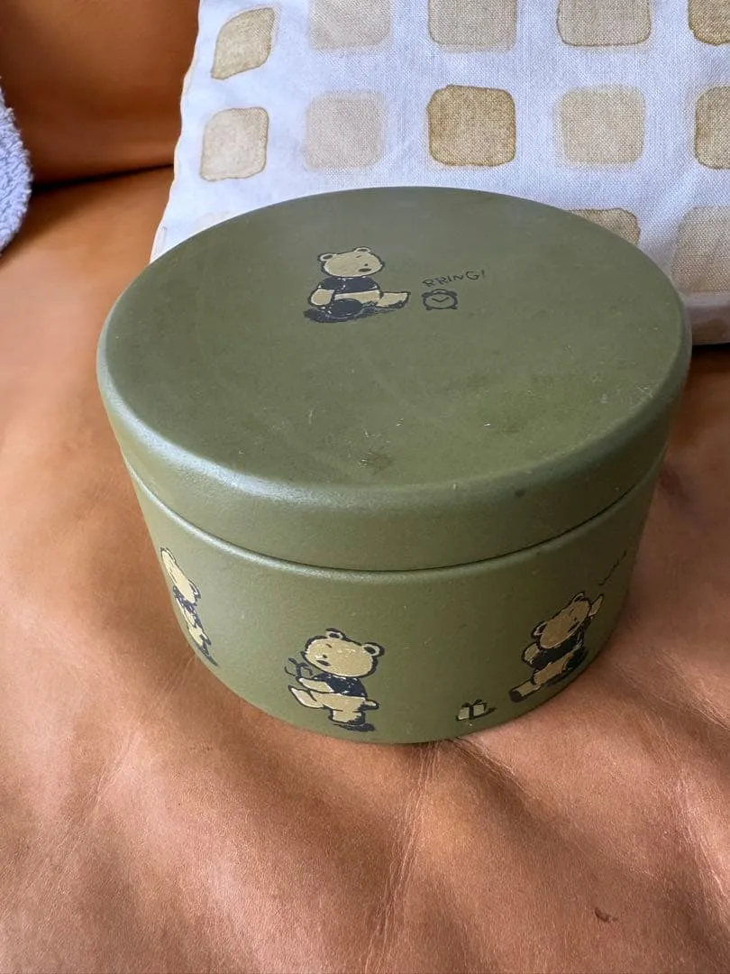 ミスターベアーズドリーム 丸型缶 小物入れ