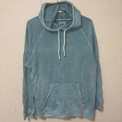 グッドフェロー パーカー フード 長袖 水色 L 青 綿 デート ユニセックス