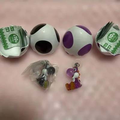 ヨッシー めじるしアクセサリー 紫 黒