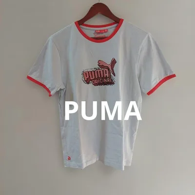 PUMA プーマ ヴィンテージ グラフィック リンガーTシャツ M