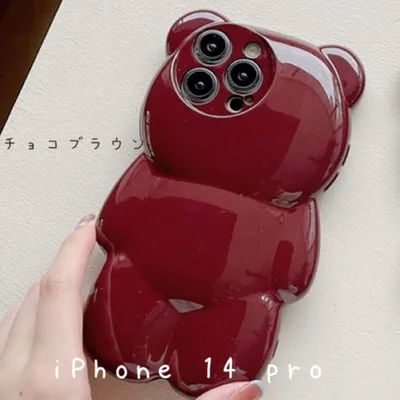 iPhone 14 Pro スマホカバー アイフォン ケース チョコブラウン