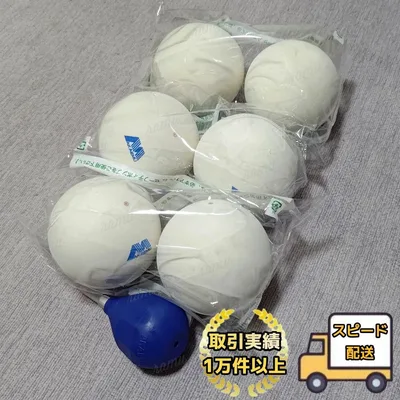 【新品】アカエムプラクティス ソフトテニスボール6個+空気入れ