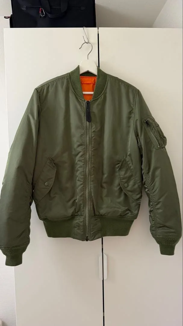 ALPHA INDUSTRIES MA-1 フライトジャケット カーキ