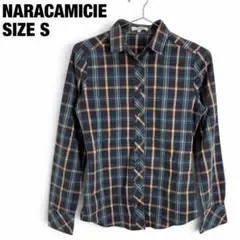 NARACAMICIE ナラカミーチェ チェック柄 長袖シャツ S相当