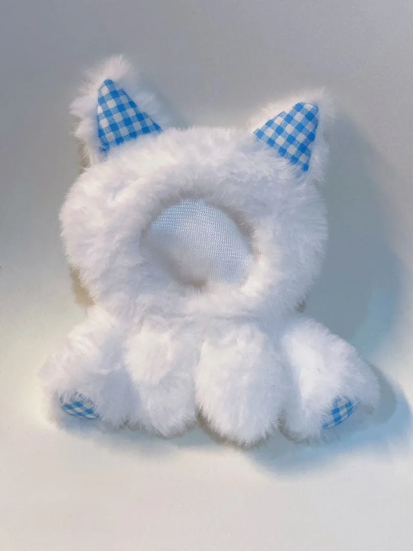 ぬい服 おすわりぬい服 着ぐるみ ちびぐるみ 水色 猫
