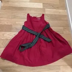 【RALPH LAUREN】コーデュロイワンピース 24M 90 ピンク