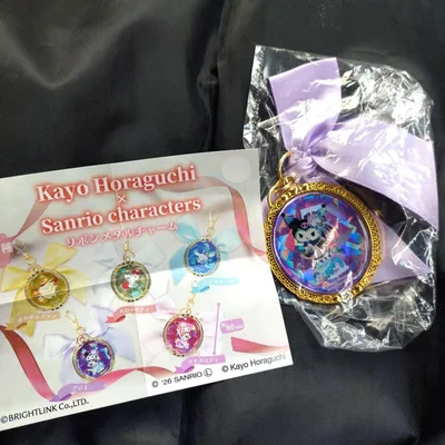 Kayo Horaguchi × Sanrio クロミ リボンメタルチャーム