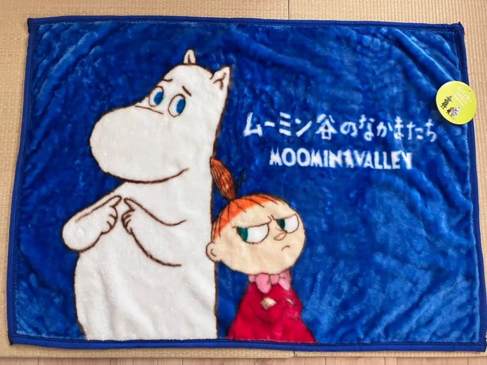 【ムーミン谷のなかまたち】 ふんわりブランケット 70×100cm