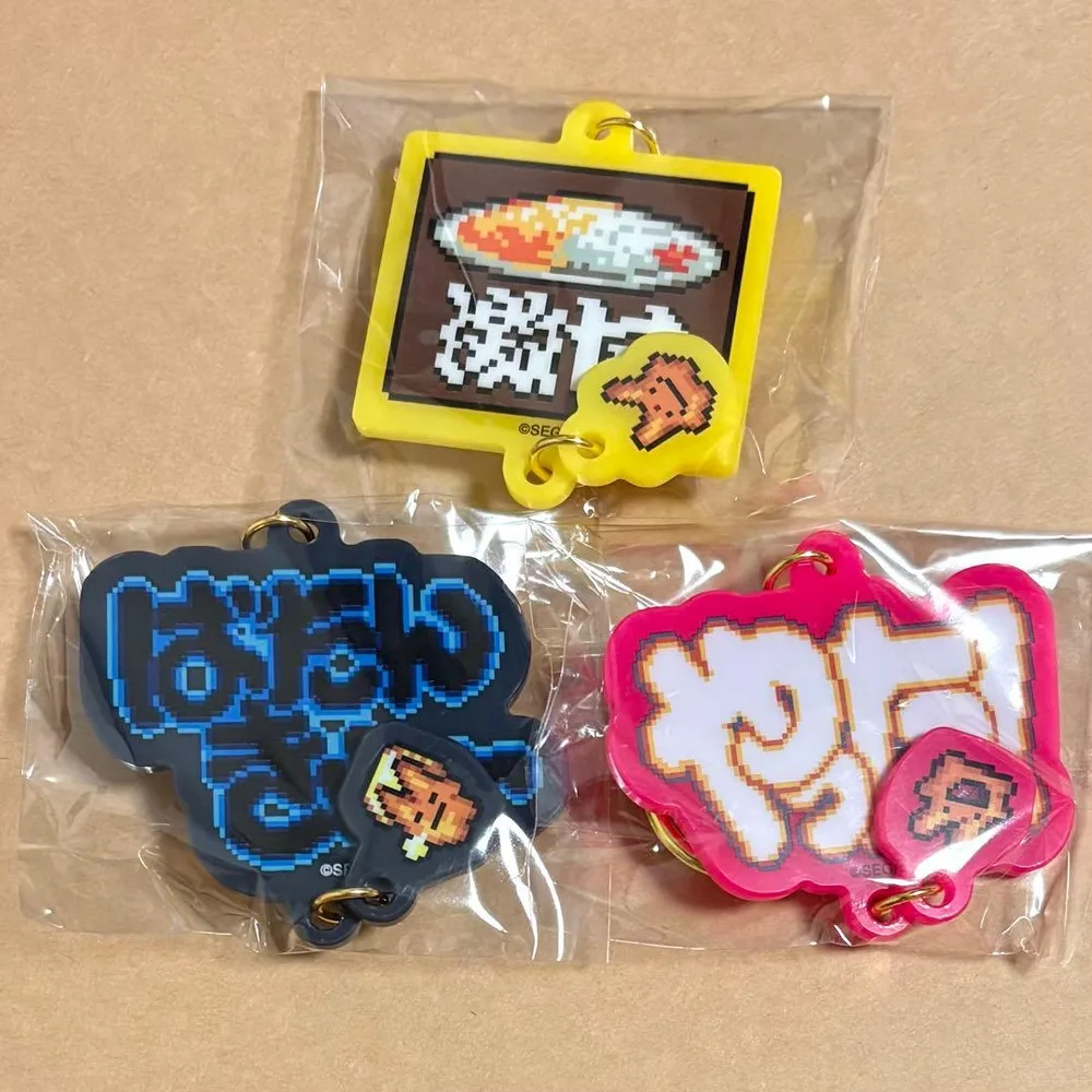 ぷよぷよ チャーム付きドットキーホルダー ガチャガチャ カプセルトイ