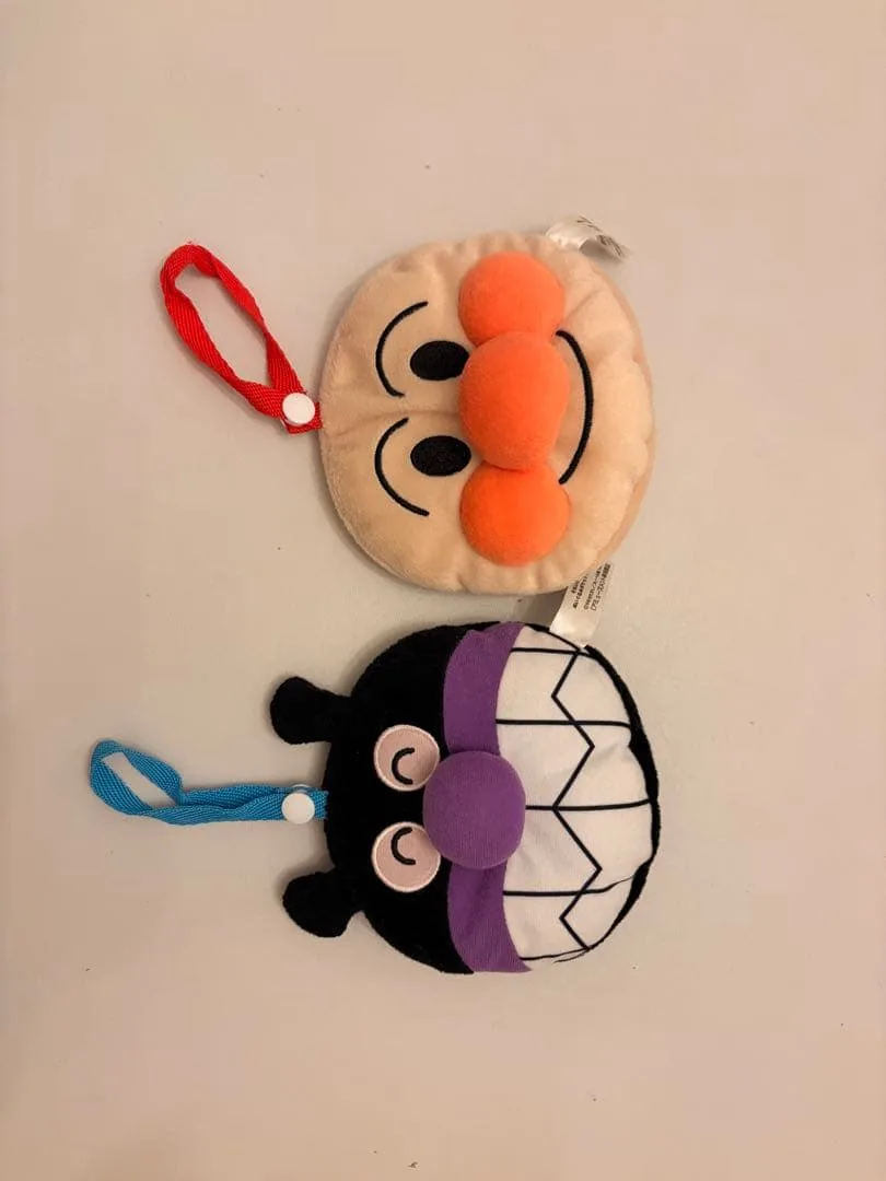 アンパンマン ばいきんまん ぬいぐるみ ポーチ 2点セット