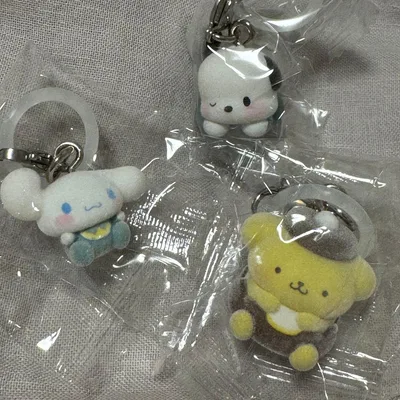 サンリオ ふわふわめじるしアクセサリー ベイビー シナモン ポチャッコ プリン