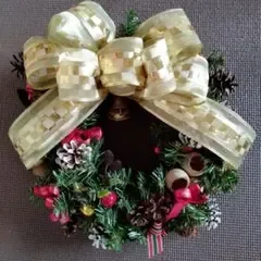 クリスマスリース ハンドメイド